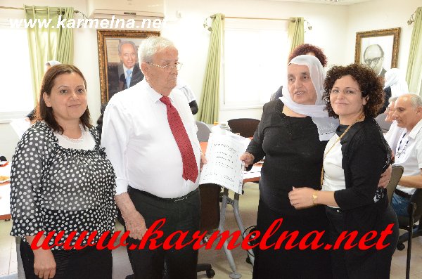 انهاء دورة الحاسوب للنساء ببيت الشهيد الدرزي 